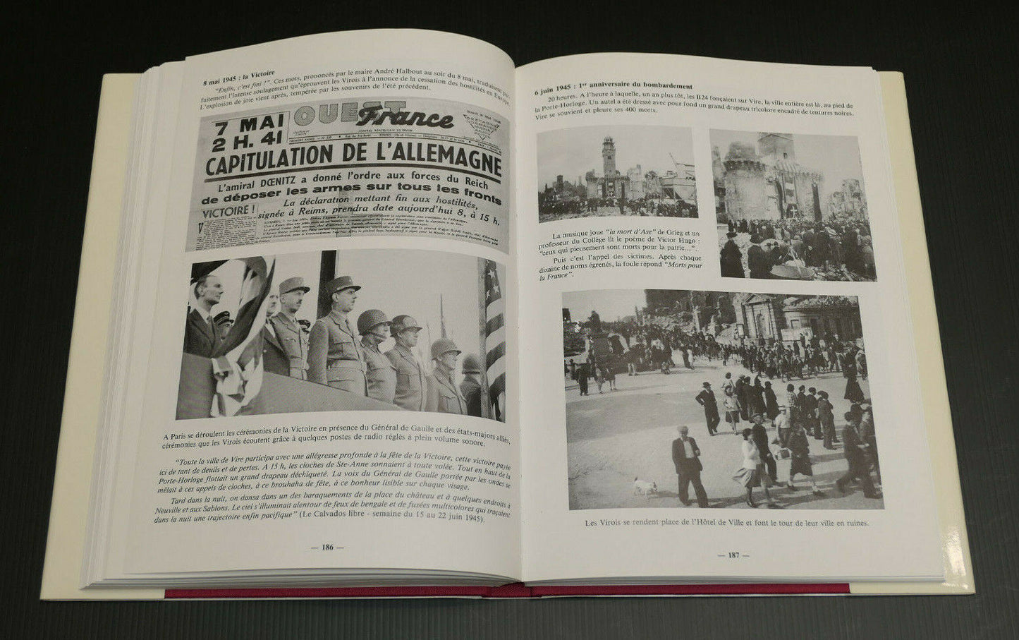 VIRE SE SOUVIENT 1939-1956 / 1993 / HISTOIRE NORMANDIE CALVADOS WWII