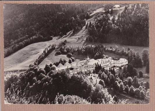 CARTE POSTALE CPSM NOIR & BLANC / CARMEL DU REPOSOIR LE MONASTERE A VOL D'OISEAU