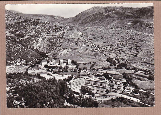 CPSM BLACK &amp; WHITE POSTCARD / LES ESCALDES PANORAMIC VIEW OF THE RESORT 