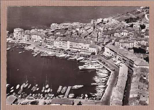 CARTE POSTALE CPSM NOIR & BLANC / SAINT-TROPEZ VUE GENERALE