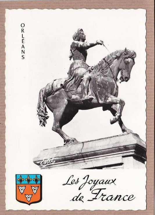 CARTE POSTALE CPSM NOIR & BLANC / ORLEANS LES JOYAUX DE FRANCE JEANNE D'ARC