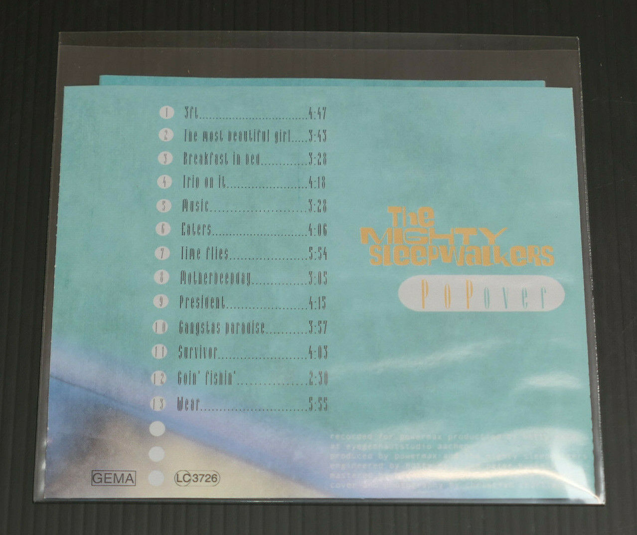 CD THE MIGHTY SLEEPWALKERS / POPOVER / GEMA