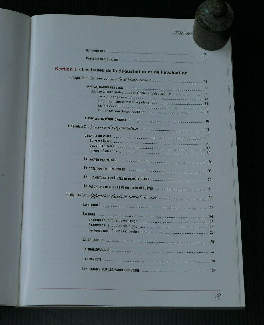 LA DEGUSTATION ET L'EVALUATION DU VIN / PIERRE RAJOTTE / GUIDE OENOLOGIE / 2006