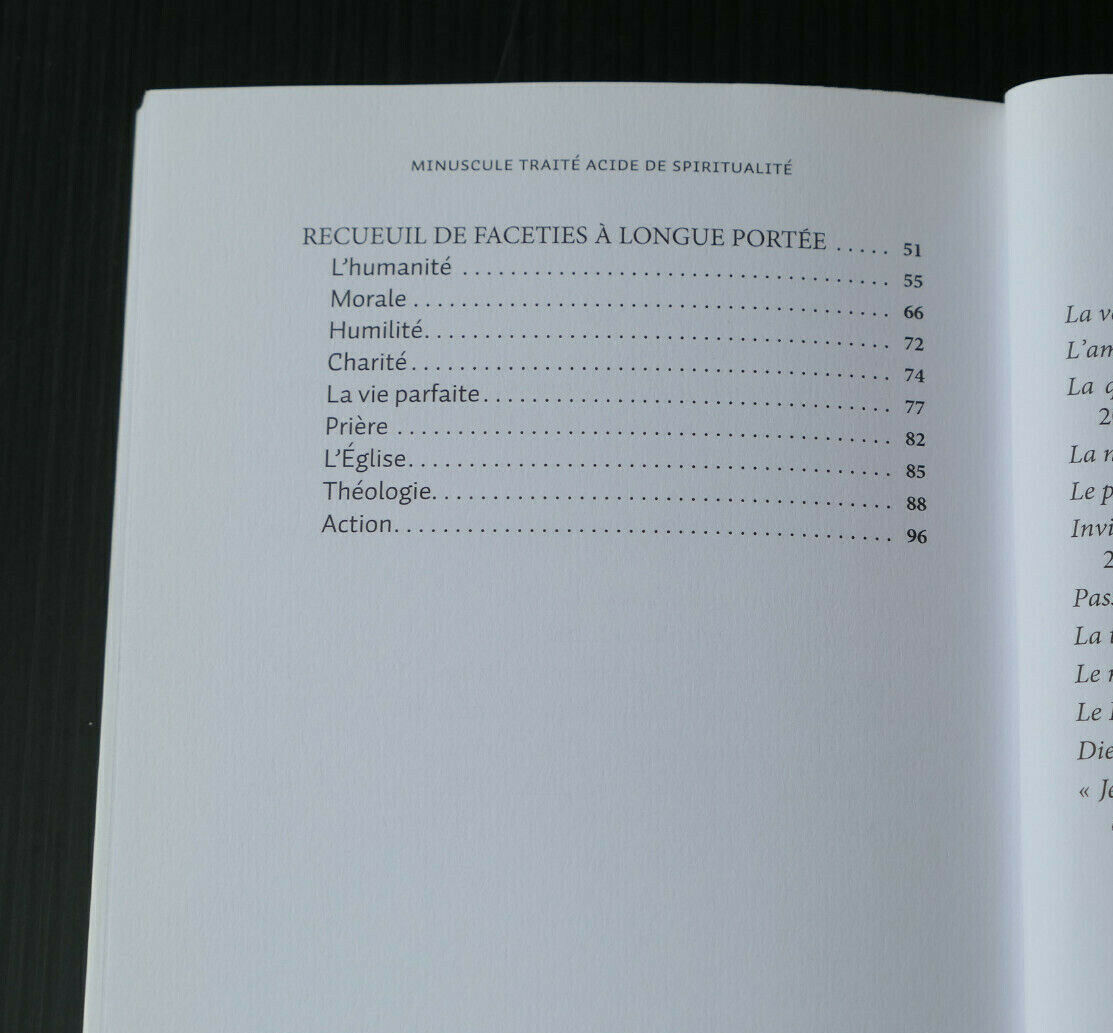 MINUSCULE TRAITE ACIDE DE SPIRITUALITE / MAURICE BELLET / BAYARD 2010