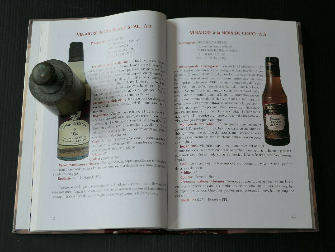 VINAIGRE LE GUIDE / CAROLINE LEFEBVRE / HERME 1999