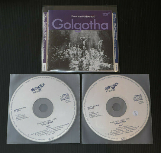 2CD FRANK MARTIN / GOLGOTHA / VENGO RECORDS / AUSTRIA 1988