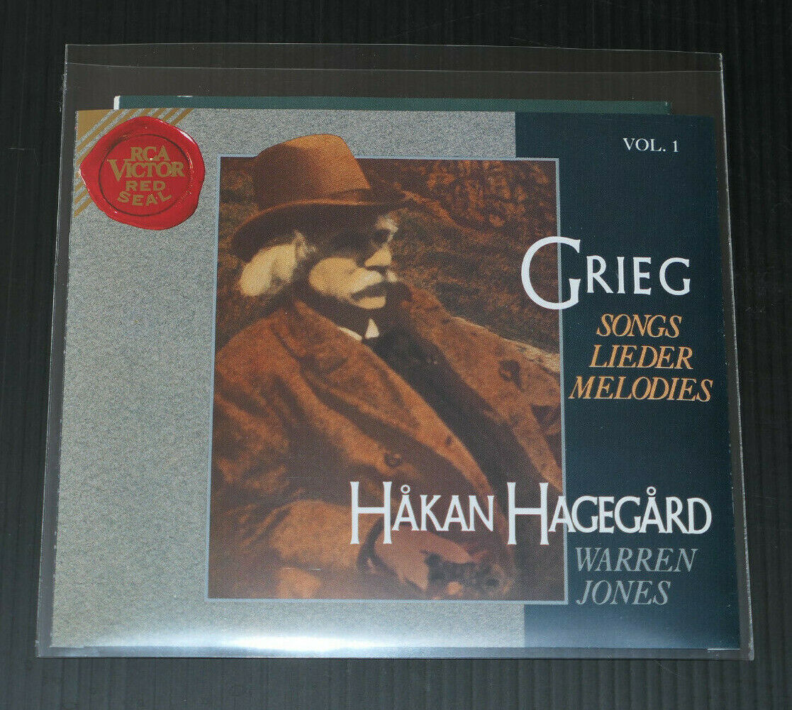 CD GRIEG SONGS VOLUME 1 / HAKAN HAGEGARD / WARREN JONES / RCA VICTOR 1993