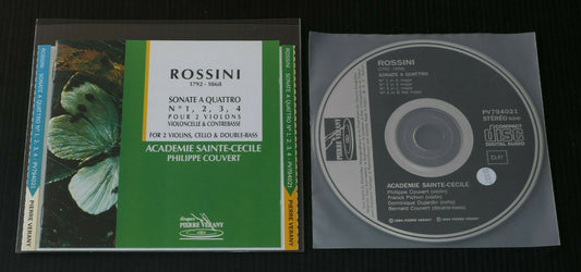 CD ROSSINI SONATE A QUATTRO / ACADEMIE SAINTE-CECILE / PHILIPPE COUVERT / 1994