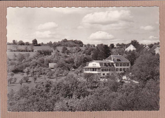CARTE POSTALE CPSM NOIR & BLANC / MAISON DE REPOS U.C.J.F. ABBEVILLERS (1959)