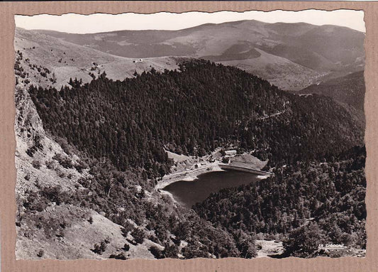 CPSM BLACK &amp; WHITE POSTCARD / LAKE SCHIESSROTHRIED 