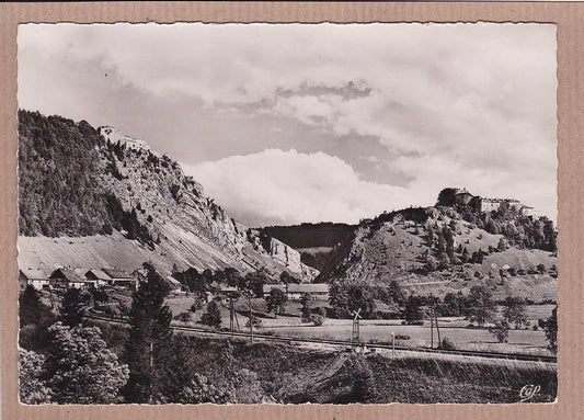 CPSM BLACK &amp; WHITE POSTCARD / SURROUNDINGS OF PONTARLIER LA CLUSE AND THE FORTS 