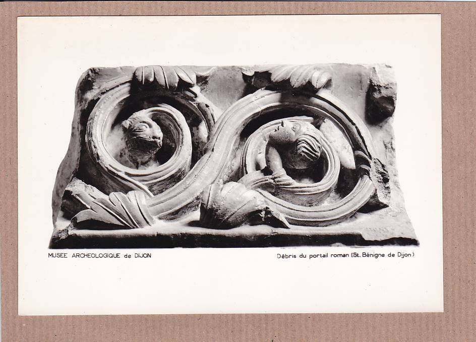 CPSM BLACK &amp; WHITE POSTCARD / DIJON ARCHAEOLOGICAL MUSEUM 