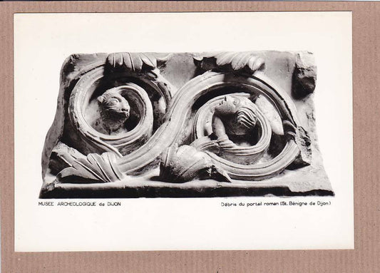 CPSM BLACK &amp; WHITE POSTCARD / DIJON ARCHAEOLOGICAL MUSEUM 