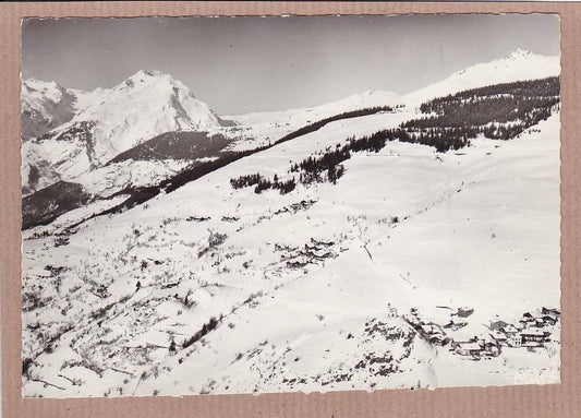 CPSM BLACK &amp; WHITE POSTCARD / LA ROSIERE MONTVALEZAN LE CHATELARD LA COMBAZ