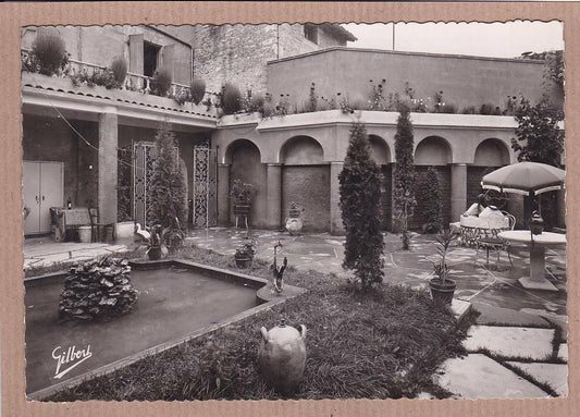 CPSM BLACK &amp; WHITE POSTCARD / SOUR CHARENTE LA MAMOUNIA 