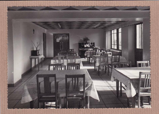CARTE POSTALE CPSM NOIR & BLANC / MAISON DE REPOS LES SAPINS LEVIER DOUBS