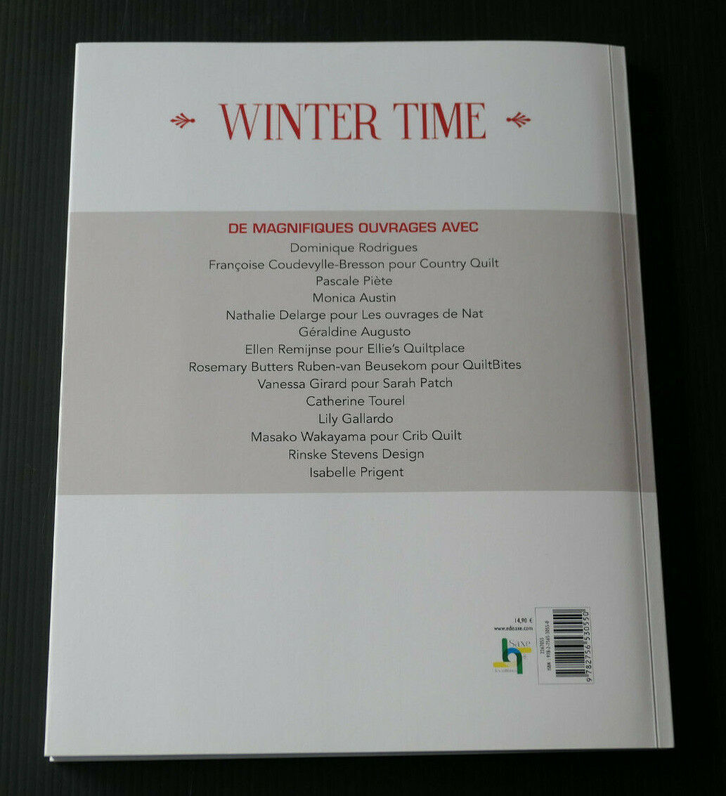 QUILT COUNTRY / WINTER TIME / LES EDITIONS DE SAXE 2018