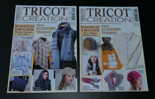 TRICOT CREATION / LOT DE 2 NUMEROS