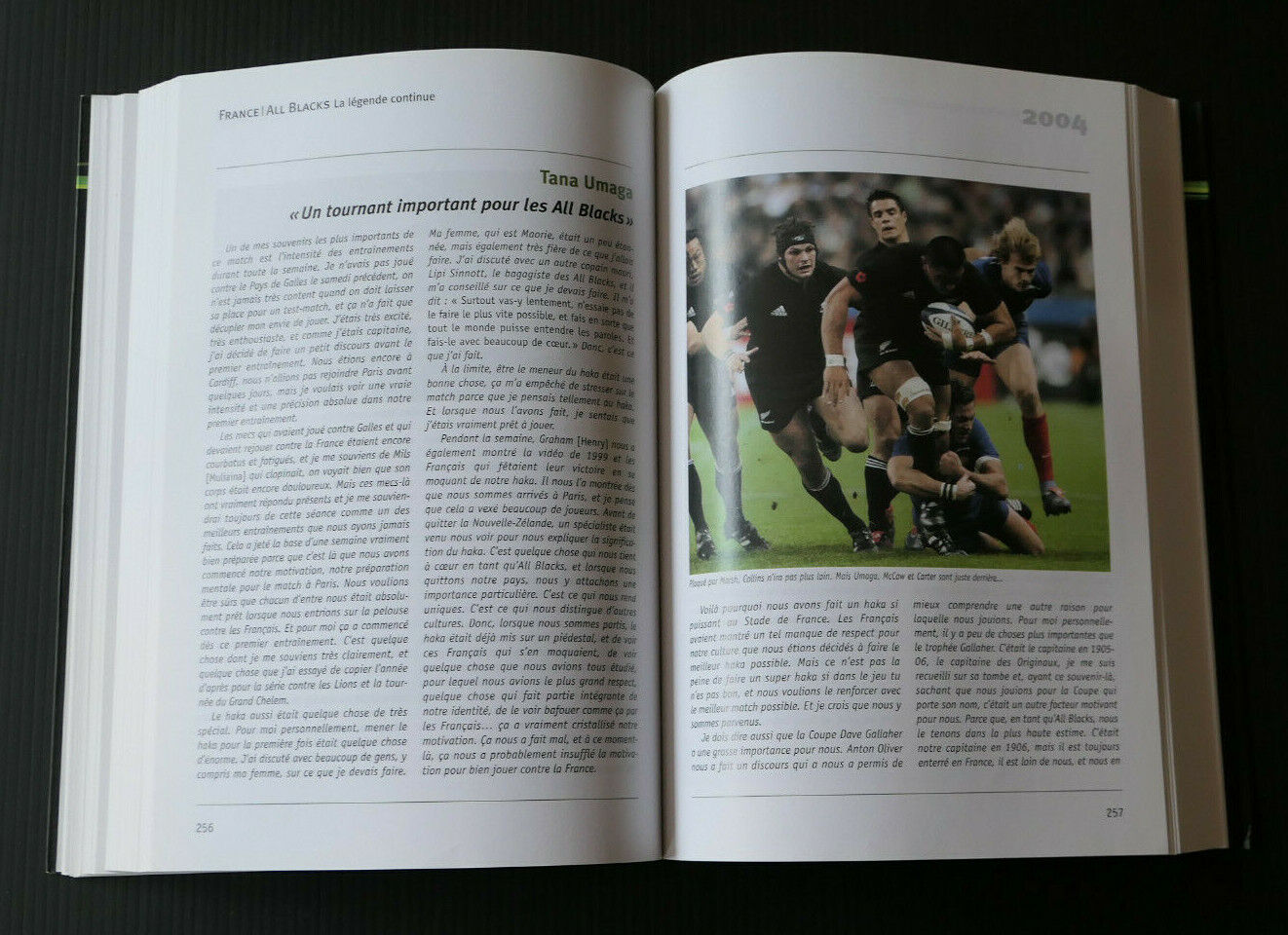 FRANCE ALL BLACKS LA LEGENDE CONTINUE / IAN BORTHWICK / HISTOIRE RUGBY SPORT