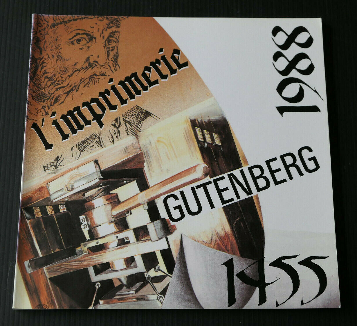 L'IMPRIMERIE GUTENBERG 1455 - 1988 / EXPOSITION / VILLE DE CAEN