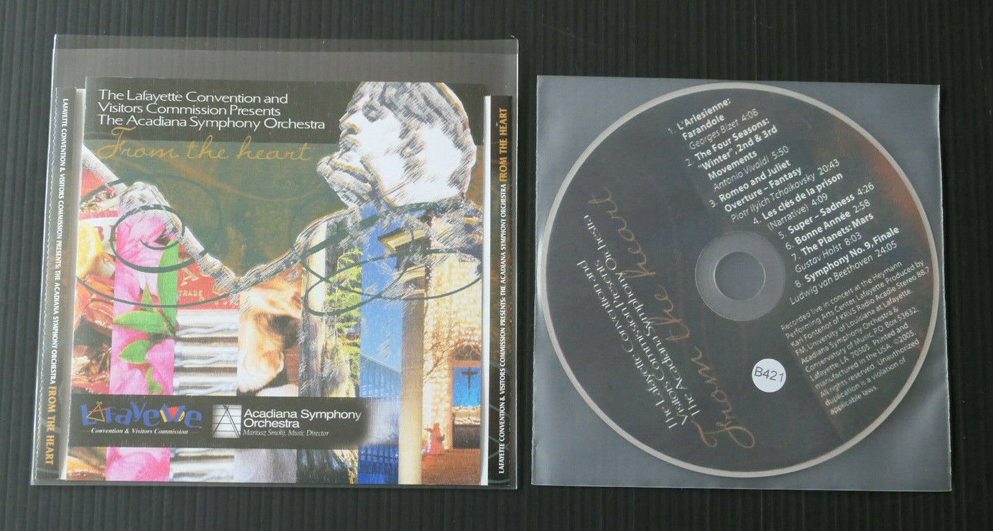 CD FROM THE HEART / ACADIANA SYMPHONY ORCHESTRA / LAFAYETTE CONVENTION / 2005