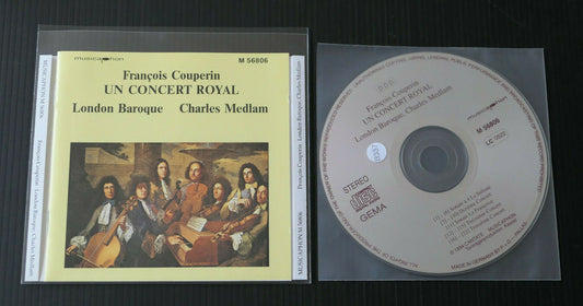CD FRANCOIS COUPERIN / UN CONCERT ROYAL / LONDON BAROQUE / CHARLES MEDLAM / 1994