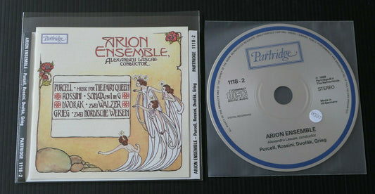 CD ARION ENSEMBLE / ALEXANDRU LASCAE / PORCELL ROSSINI DVORAK GRIEG / 1988