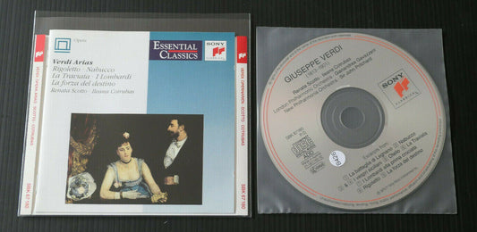 CD GIUSEPPE VERDI OPERA ARIAS / RENATA SCOTTO / ILEANA COTRUBAS / SONY 1995