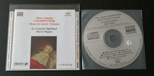 CD MARC-ANTOINE CHARPENTIER / LE CONCERT SPIRITUEL / HERVE NIQUET / NAXOS 1994