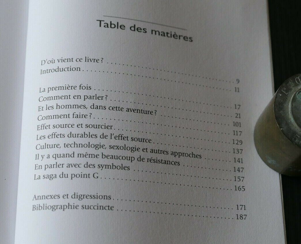L'EFFET SOURCE / RENCONTRES AVEC DES FEMMES FONTAINE / SEXUALITE / 2011