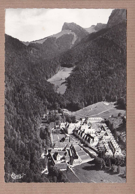 CARTE POSTALE CPSM NOIR & BLANC / MONASTERE DE LA GRANDE CHARTREUSE VUE GENERALE