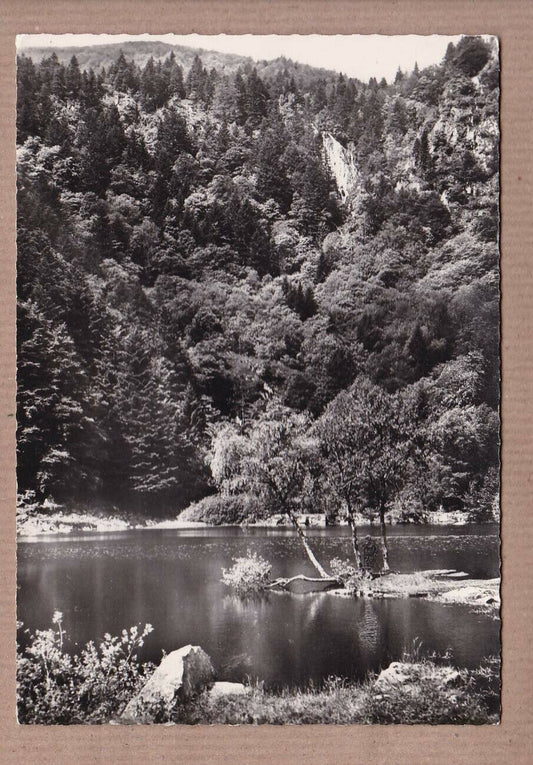 CPSM BLACK &amp; WHITE POSTCARD / MUNSTER VALLEY FISCHBOEDLE LAKE 