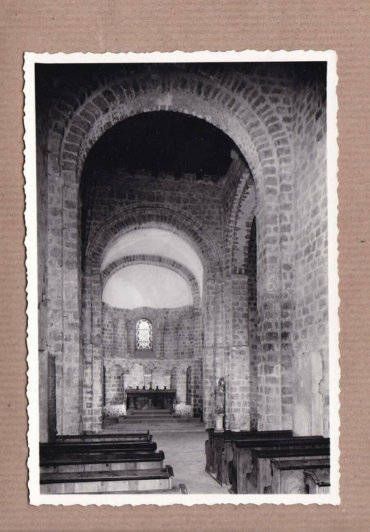 CARTE POSTALE CPSM NOIR & BLANC / DOMFRONT EGLISE DE N.-D. SUR L'EAU