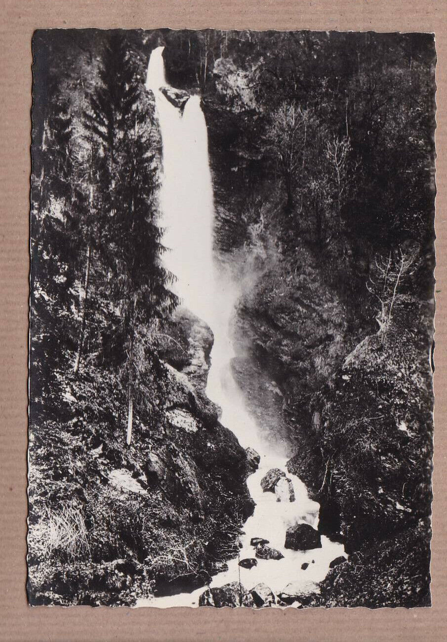 CPSM BLACK &amp; WHITE POSTCARD / DIOSAZ GORGES WATERFALL 