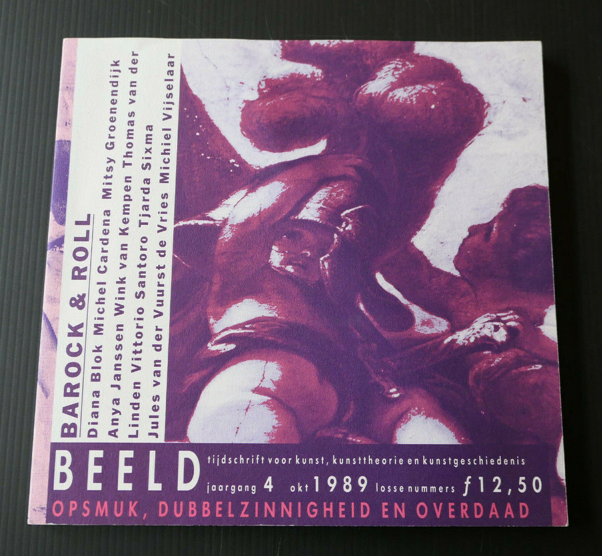 BAROCK & ROLL / BEELD OKTOBER 1989 / ART PHOTO PAINTING / HOLLAND