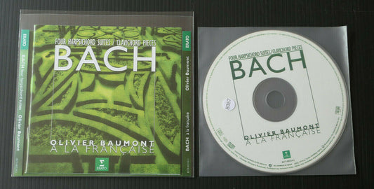 CD BACH FOUR HARPSICHORD SUITES / CLAVICHORD PIECES / OLIVIER BAUMONT / ERATO