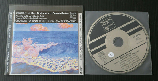 CD DEBUSSY / LA MER / NOCTURNES / LA DEMOISELLE ELUE / CASADESUS HARMONIA MUNDI