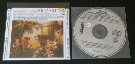 CD MOZART / MOZARTEUM QUARTETT SALZBURG / CARRERE 1987