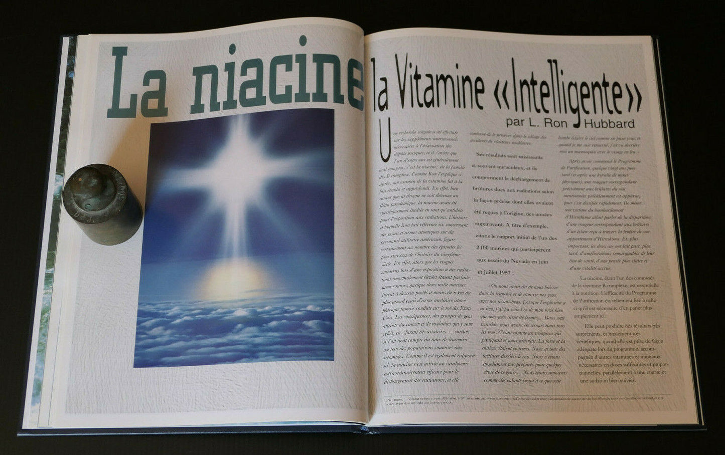 L. RON HUBBARD / LE PHILANTHROPE / NARCONON SCIENTOLOGIE SCIENTOLOGY / 1996 RARE
