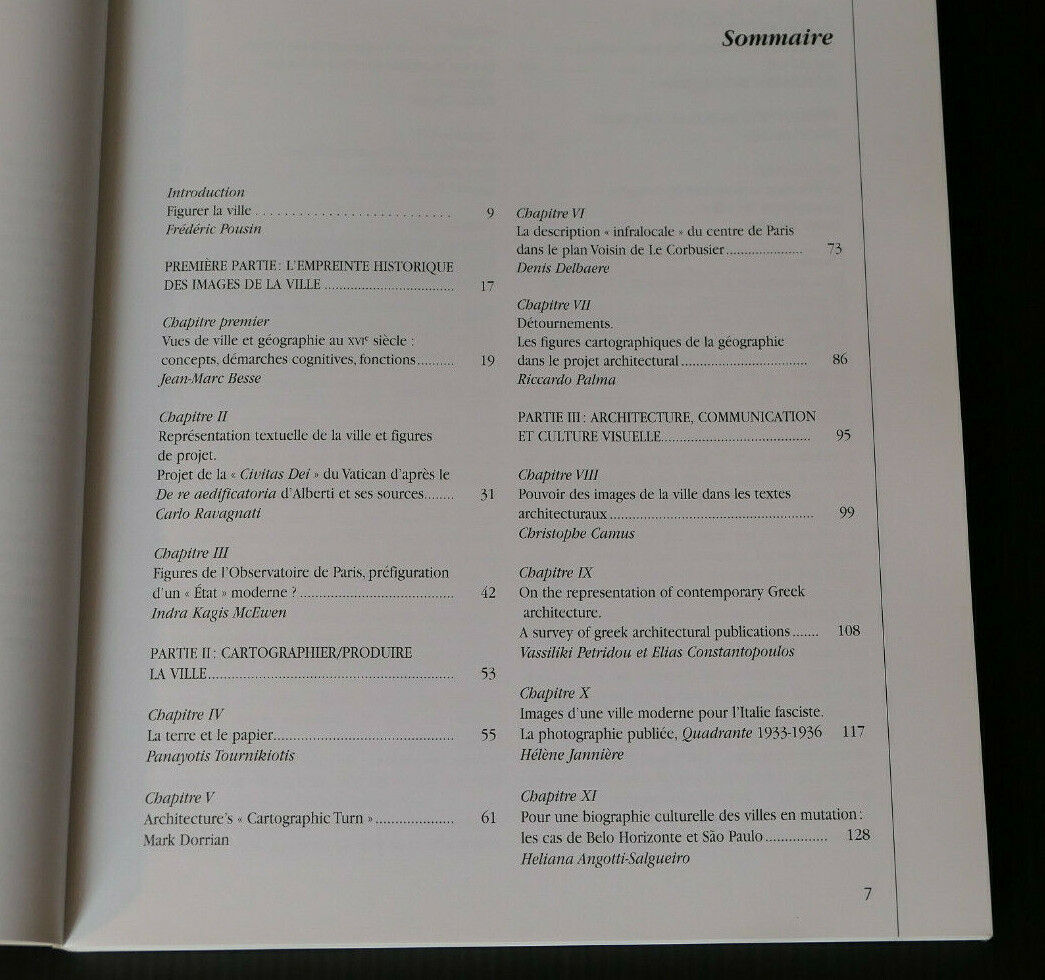 FIGURES DE LA VILLE ET CONSTRUCTION DES SAVOIRS / ARCHITECTURE URBANISME CNRS