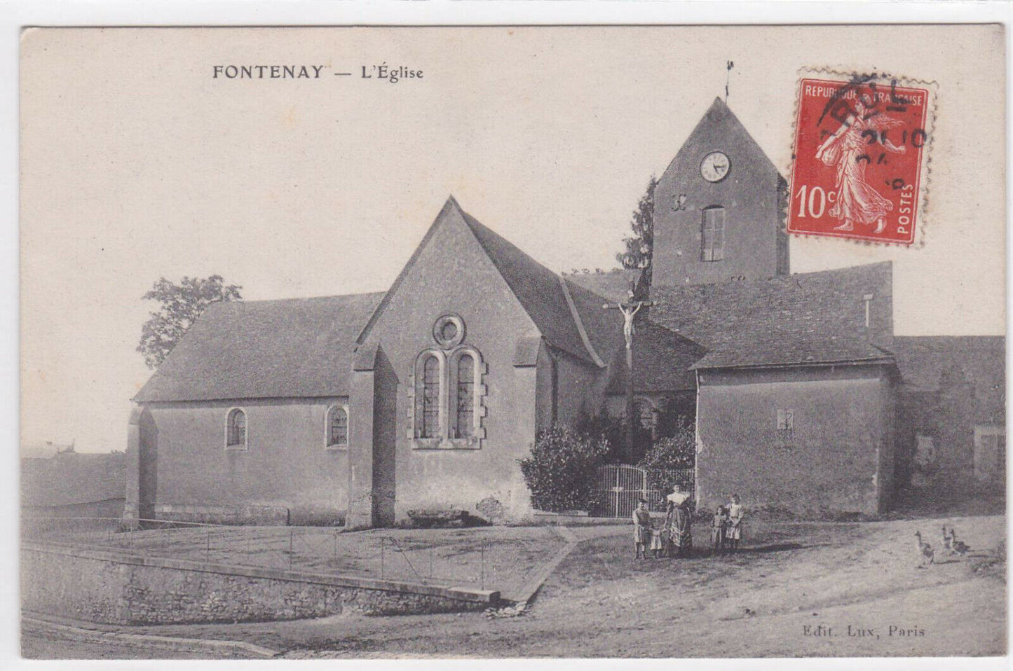 CARTE POSTALE ANCIENNE CPA FONTENAY L'EGLISE SARTHE 72