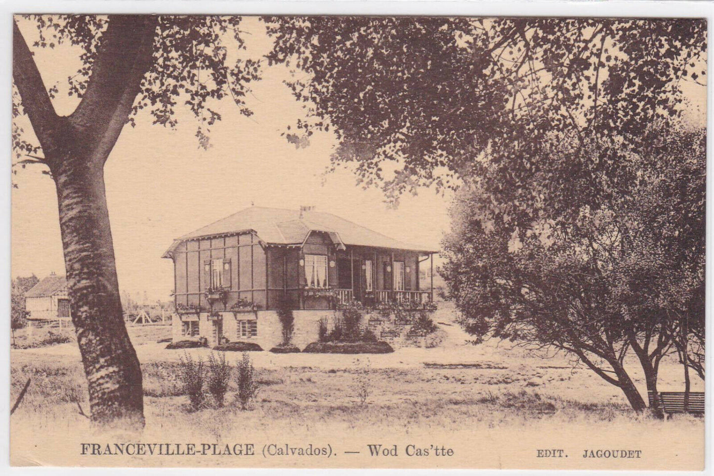 CARTE POSTALE ANCIENNE CPA FRANCEVILLE-PLAGE WOD CAS'TTE