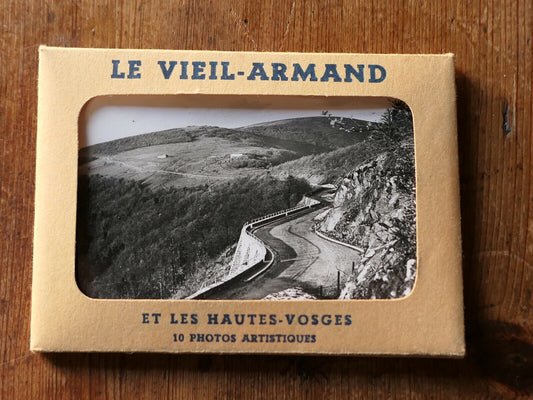 ANCIENNE POCHETTE SOUVENIR 10 PHOTOS NOIR & BLANC LE VIEIL-ARMAND HAUTES-VOSGES