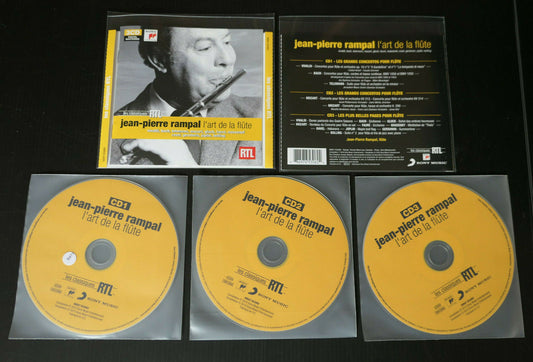 3CD JEAN-PIERRE RAMPAL / L'ART DE LA FLUTE / SONY 2010