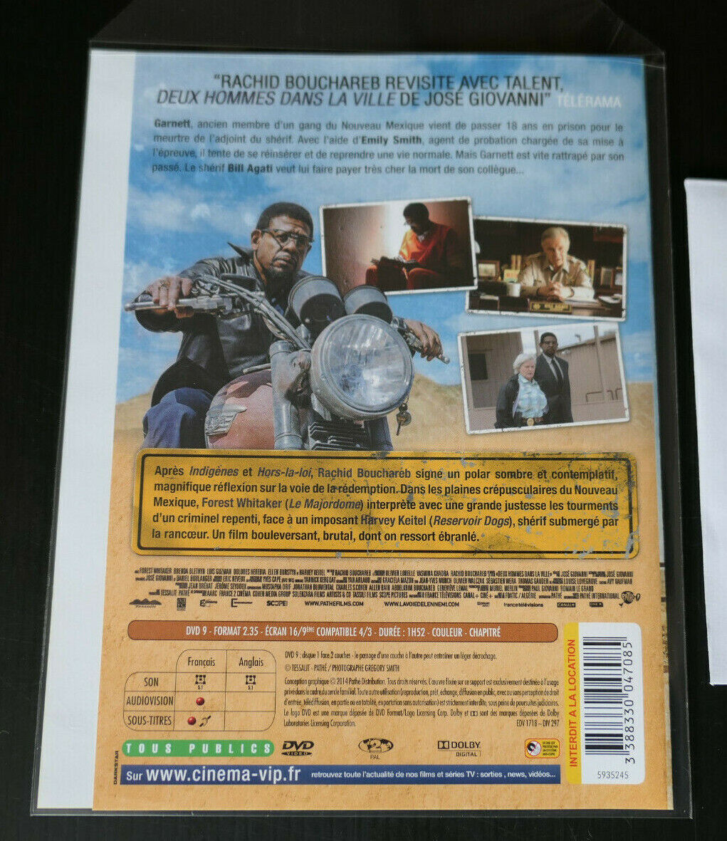DVD LA VOIE DE L'ENNEMI / RACHID BOUCHAREB / FOREST WHITAKER HARVEY KEITEL 2014