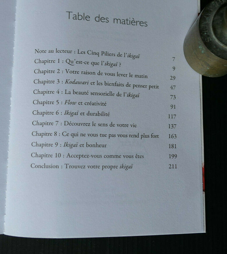 LE PETIT LIVRE DE L'IKIGAI / KEN MOGI / MAZARINE 2018 / JAPON PHILOSOPHIE