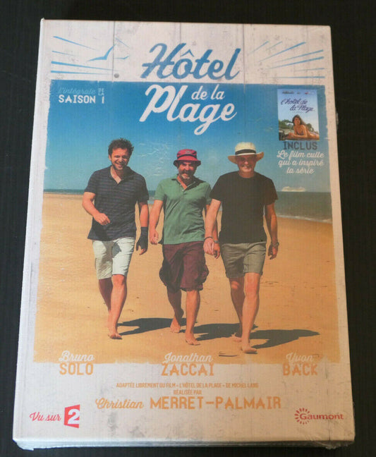 COFFRET DVD HOTEL DE LA PLAGE / INTEGRALE SAISON 1 / BRUNO SOLO / 2014 / NEUF