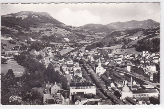 BLACK &amp; WHITE POSTCARD CPSM LA BOURBOULE GENERAL VIEW THERMAL ESTABLISHMENT 
