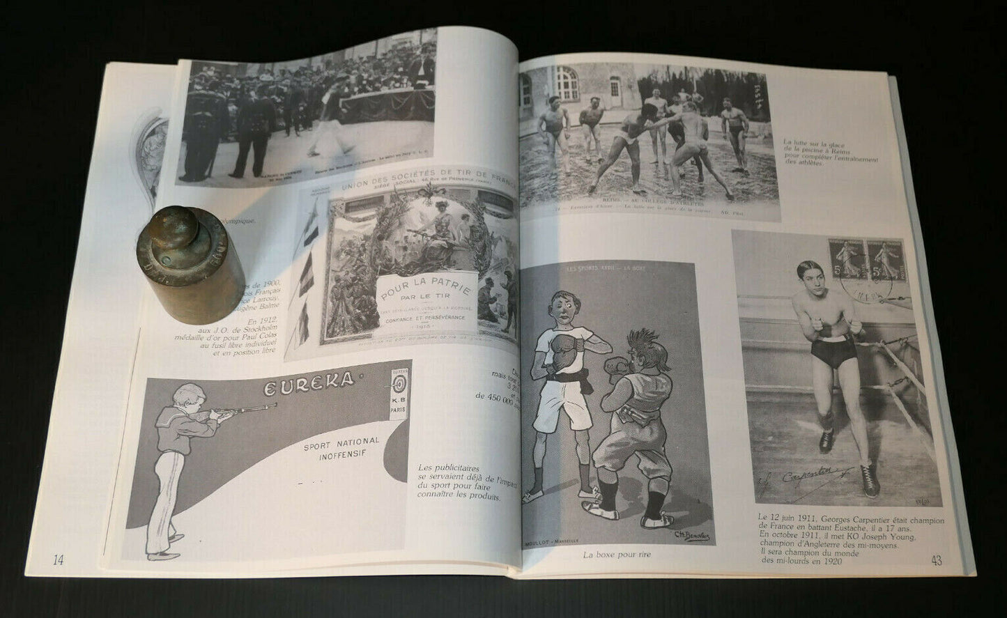 SPORTIF AVANT 1920 / NADINE BOIS / HISTOIRE SPORT PHOTOS CARTES POSTALES / 1991