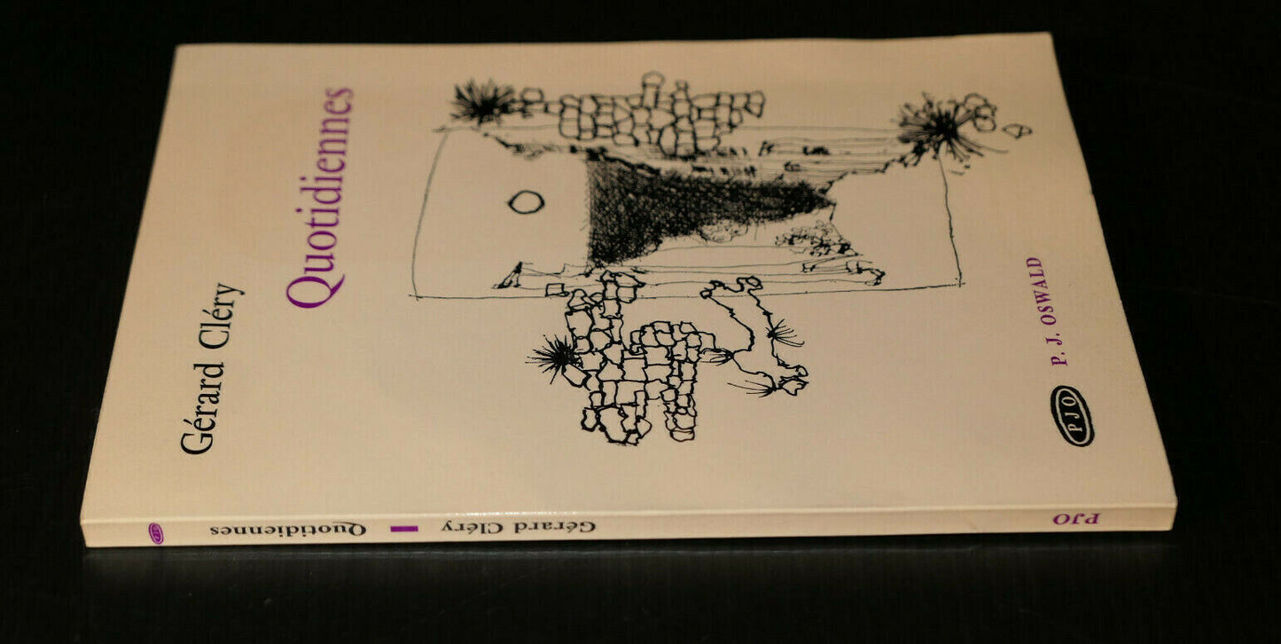 GERARD CLERY / QUOTIDIENNES / P.J. OSWALD 1969 / MARCO RICHTERICH / POESIE